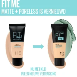 Maybelline Fit Me Matte + Poreless Foundation 250 Sun Beige