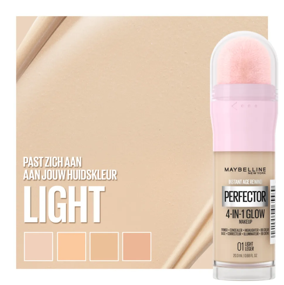 Maybelline Instant Anti-Age Perfector 4-in-1 Glow Concealer 01 Light Claire 20 ml