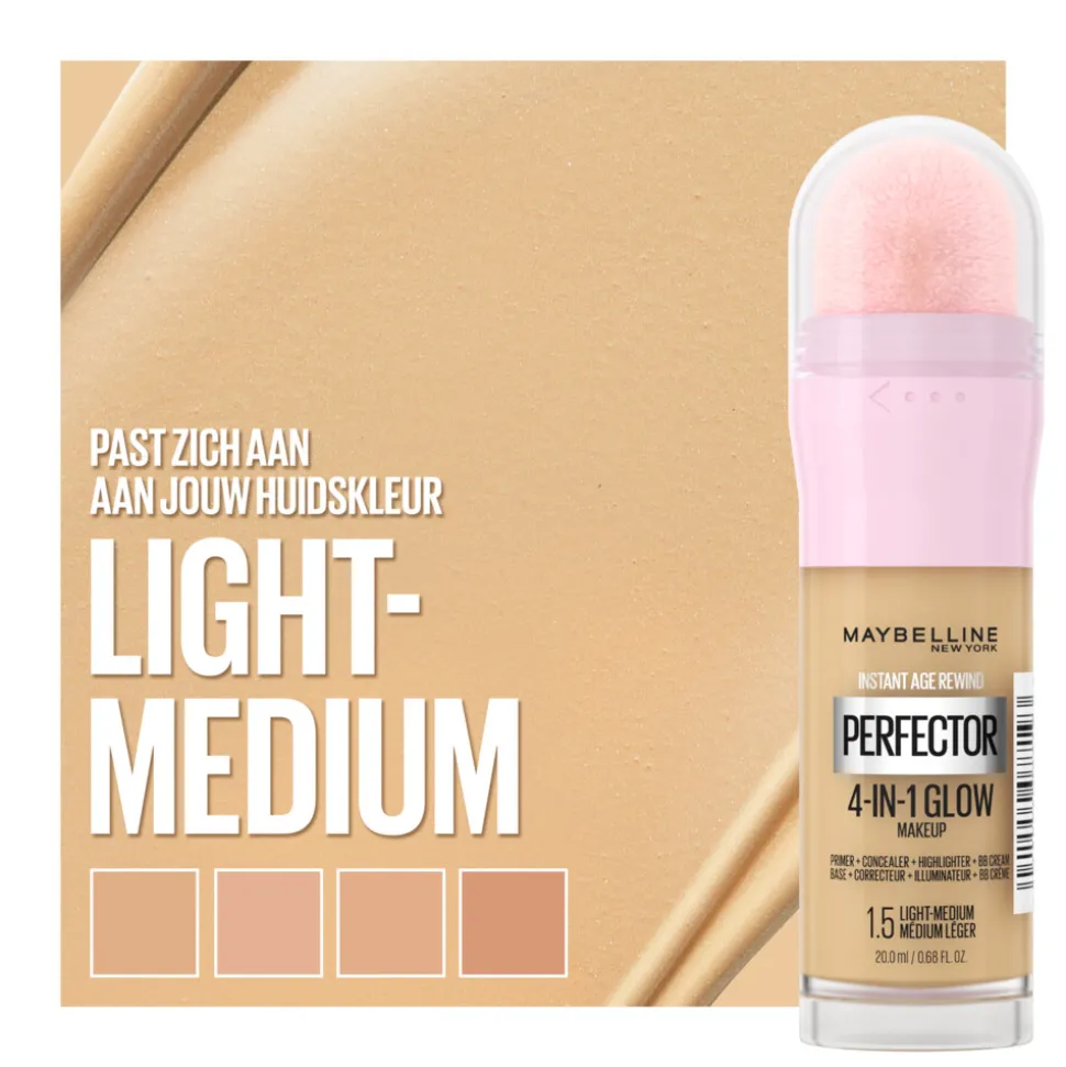 Maybelline Instant Anti-Age Perfector 4-in-1 Glow Concealer 1.5 Light Medium 20 ml