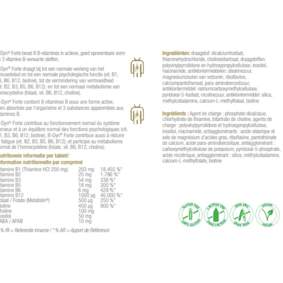 Metagenics B-Dyn Forte 90 tabletten
