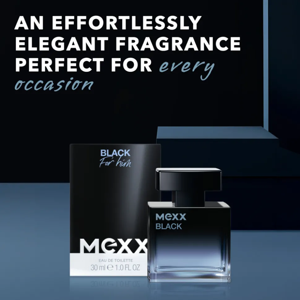 Mexx Black for Men Eau de Toilette 30 ml