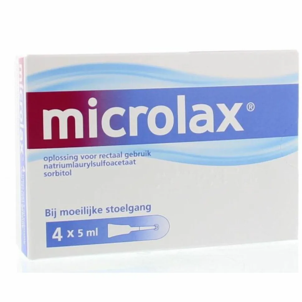 Microlax Oplossing Voor Rectaal Gebruik 4 stuks