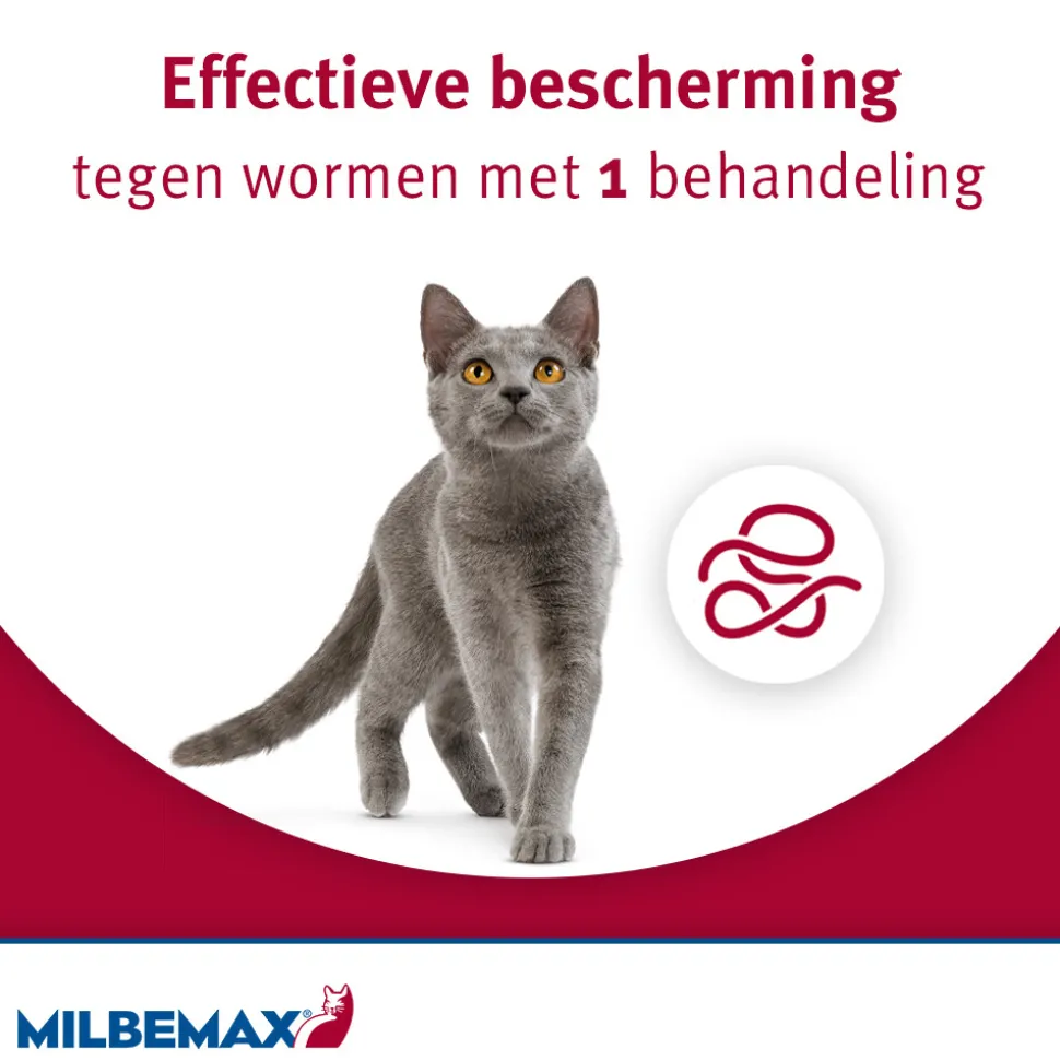 Milbemax Ontworming Tabletten Kat 2 - 8 kg 2 tabletten