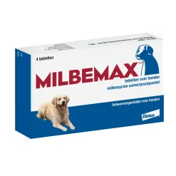 Milbemax Ontworming Tabletten Hond 5 - 25 kg 2 x 2 tabletten