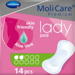 Molicare Premium Lady Pad 2 Druppels 331 ml Absorptie 14 stuks