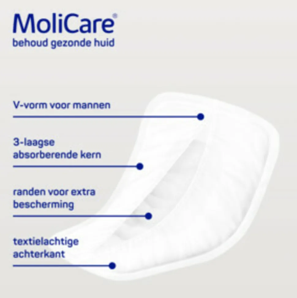 Molicare Premium Men Pad 4 Druppels 546 ml Absorptie 14 stuks