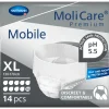 Molicare Premium Mobile 10 Druppels XL 2757 ml Absorptie 14 stuks