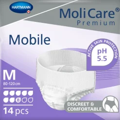 Molicare Premium Mobile 8 Druppels Medium 2015 ml Absorptie 14 stuks