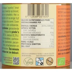 Monki Pindakaas Crunchy Bio 650 gr