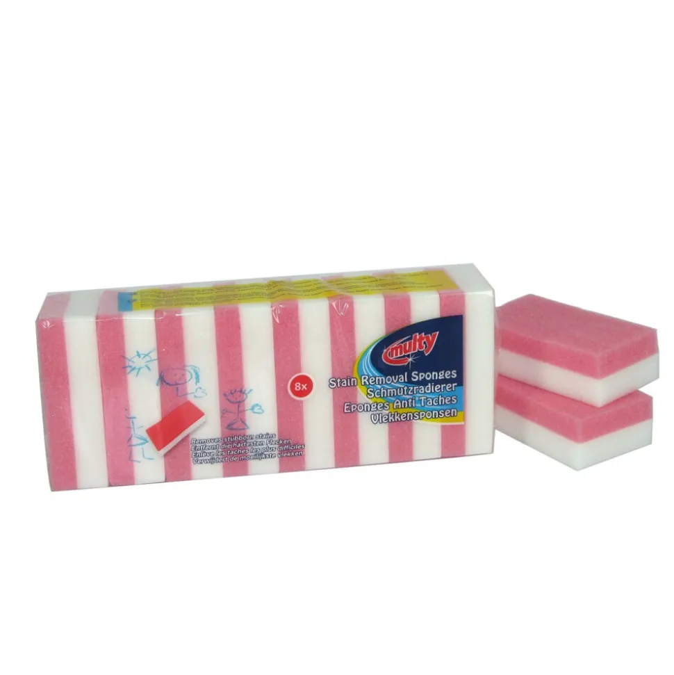 Multy Vlekkenspons 8 stuks