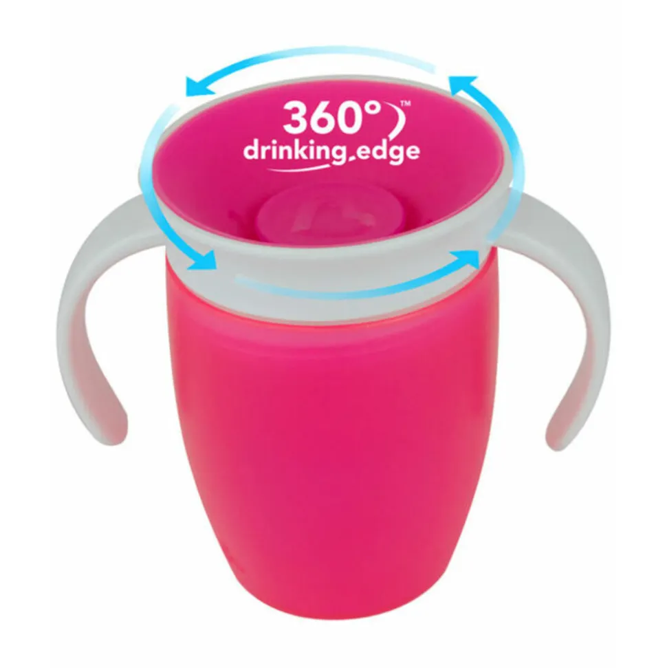 Munchkin Miracle Trainer Oefenbeker Roze 207 ml