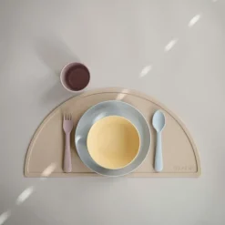 Mushie Borden Set Powder Blue 2 stuks