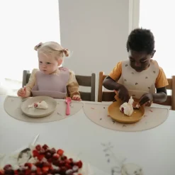 Mushie Borden Set Vanilla 2 stuks