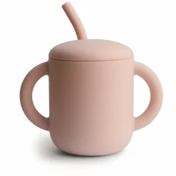 Mushie Drinkbeker met Rietje Blush