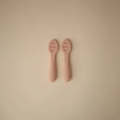 Mushie Eerste Set Baby Lepels Blush Shifting Sand 1 set