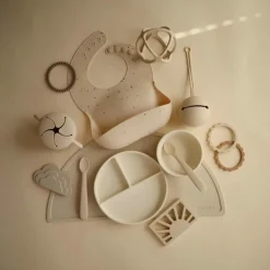 Mushie Vakjesbord Antislip Ivory