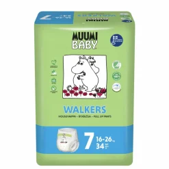 Muumi baby Ecologische Luierbroekjes Maat 7 16-26kg 34 stuks
