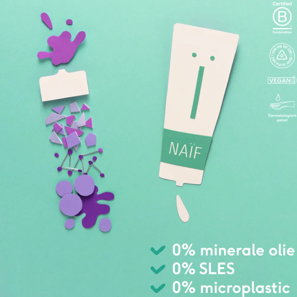 Naif Baby & Kids Reinigende Wasgel Navulverpakking 500 ml