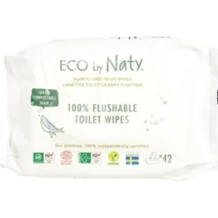 Naty Billendoekjes Doorspoelbaar 42 stuks