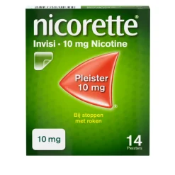 Nicorette Invisi 10 mg Nicotine Pleister 14 stuks