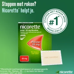Nicorette Invisi Patch Pleisters 15mg 14 stuks