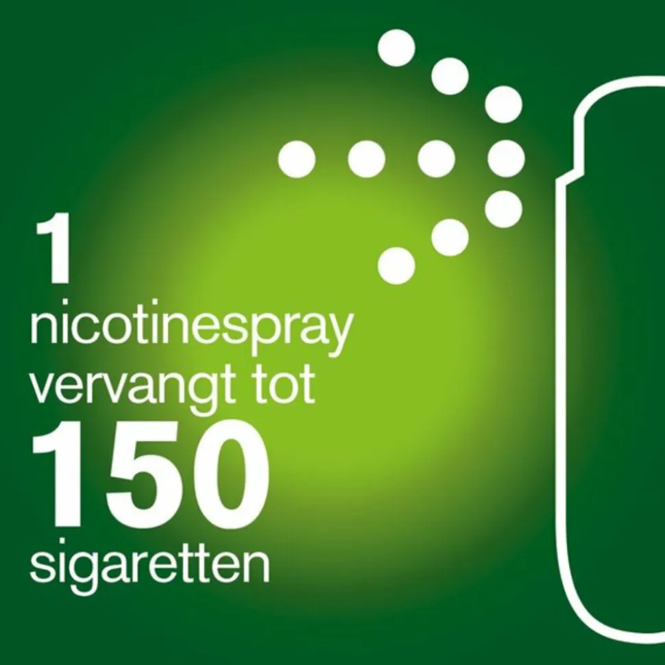 Nicorette Mondspray Fruit & Mint 1mg Duo 2 stuks