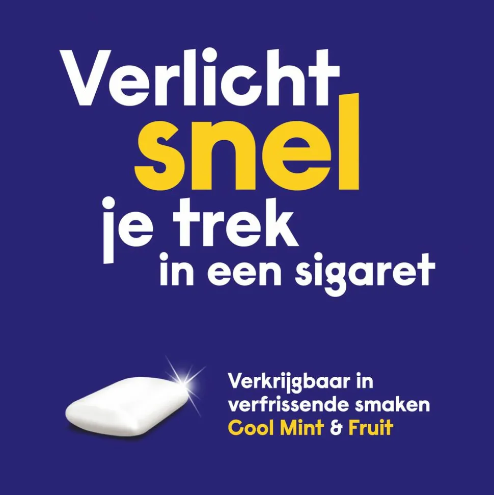 Nicotinell Kauwgom Fruit 2 mg 24 stuks