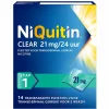 Niquitin Clear Nicotinepleisters 21 mg Stap 1 14 stuks