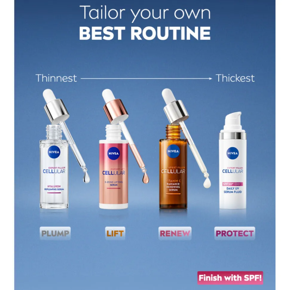 NIVEA Cellular Filler Daily UV Serum Fluid SPF 50 30 ml