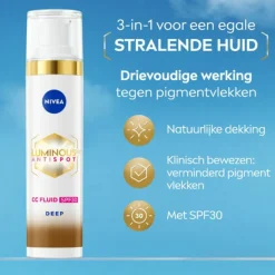 NIVEA Luminous630 CC Cream SPF 30 Dark 40 ml