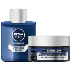 Nivea Men Verzorging - 1x After Shave Balsem 100 ml - 1x Gezichtscrème 50 ml - Pakket