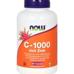 NOW C-1000 met Zink 180 capsules