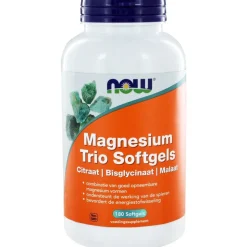 NOW Magnesium Trio 180 softgels
