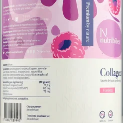 Nutribites Collageen Framboos Poeder 360 gr