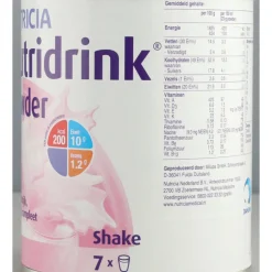 Nutricia Nutridrink Poeder Aarbei 335 gr