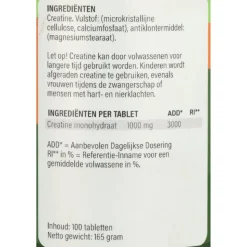 Nutriforce Creatine 1000 mg 100 stuks