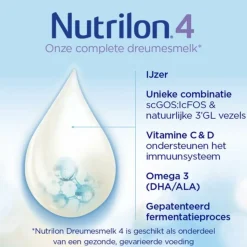 Nutrilon Dreumesmelk 4 Vanille 800 gr