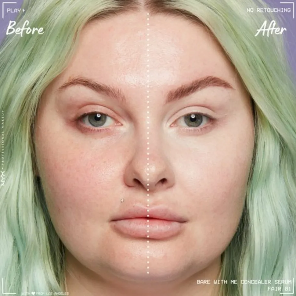 NYX Bare With Me Concealer Serum Tan 9.6 ml