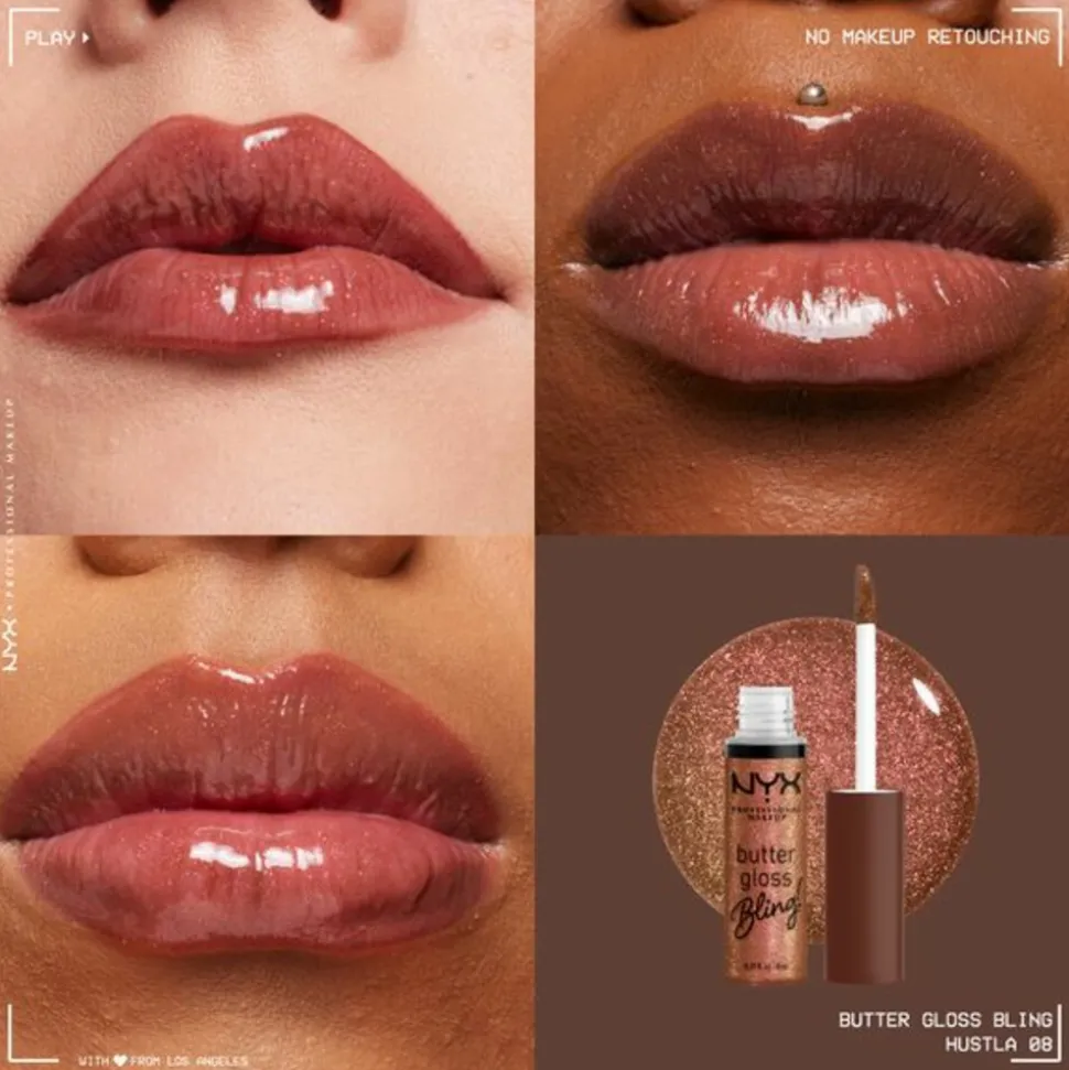 NYX Butter Gloss Bling Lipgloss Hustla 8 ml