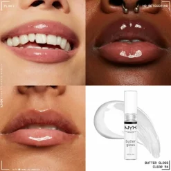 NYX Butter Gloss Lipgloss Clear 8 ml