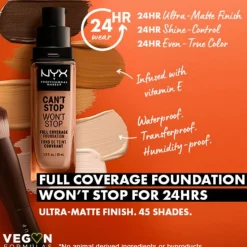 NYX Can't Stop Won't Stop Foundation Cocoa 30 ml