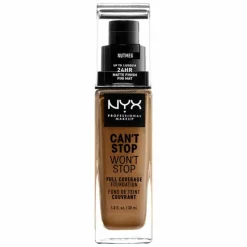 NYX Can't Stop Won't Stop Foundation Nutmeg 30 ml