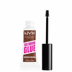 NYX The Brow Glue Wenkbrauwgel Warm Brown 5 gr