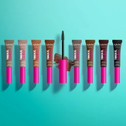 NYX Thick It Stick It Wenkbrauwgel Mascara Black 7 ml