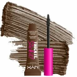 NYX Thick It Stick It Wenkbrauwgel Mascara Brunette 7 ml