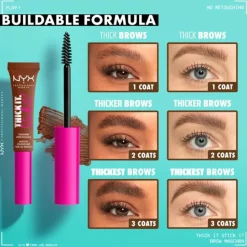 NYX Thick It Stick It Wenkbrauwgel Mascara Brunette 7 ml