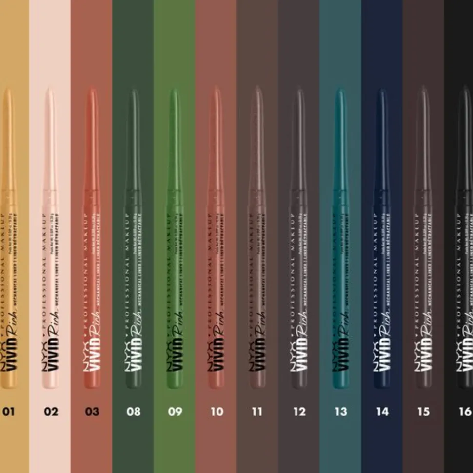 NYX Vivid Rich Mechanical Oogpotlood Aquamarine Dream 0.28 gr