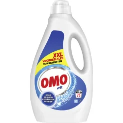OMO Vloeibaar Wasmiddel Wit 75 Wasbeurten 3750 ml