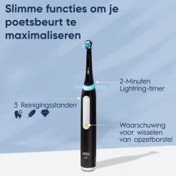 Oral-B Elektrische Tandenborstel iO 3 Duo Zwart & Blauw 1 set