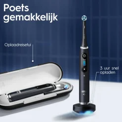 Oral-B Elektrische Tandenborstel iO 9 Duo Zwart & Roze 2 stuks